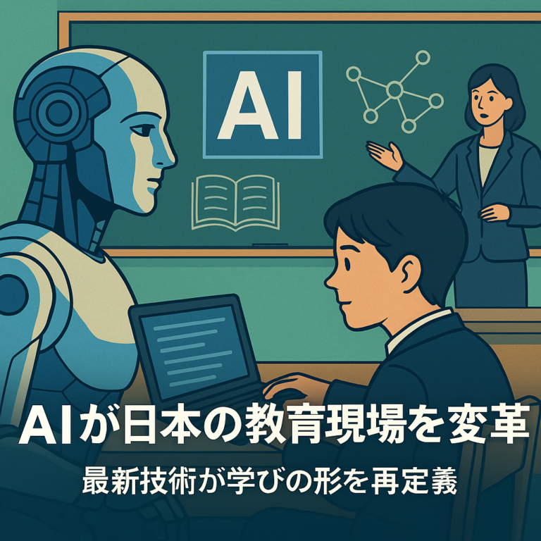 AIが日本の教育現場を変革：最新技術が学びの形を再定義