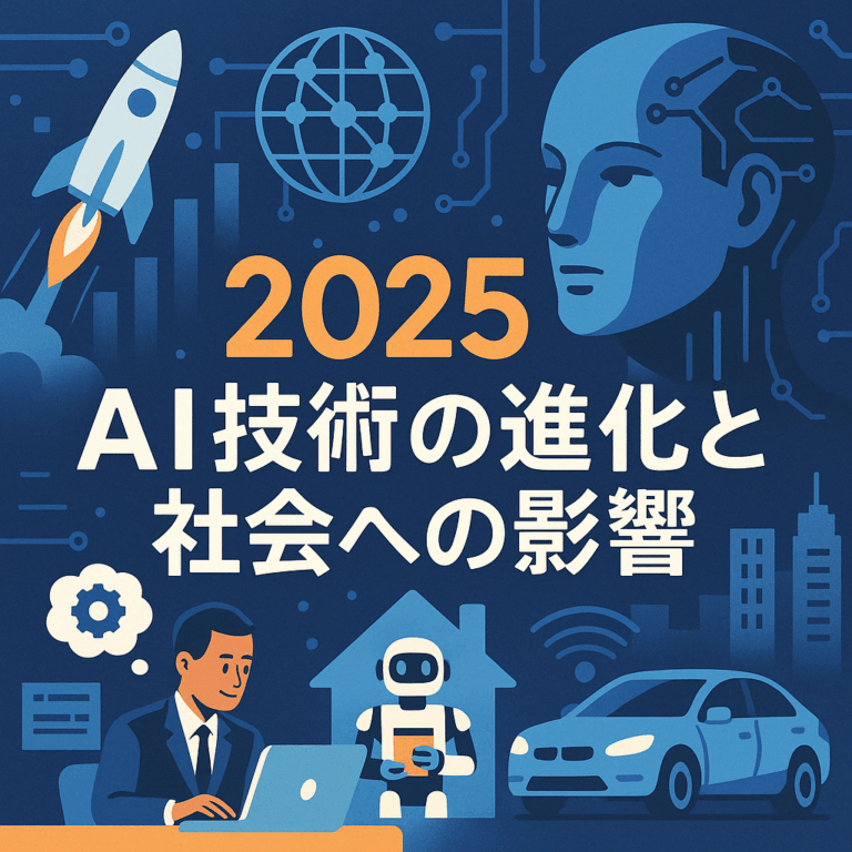 2025年AI技術の進化と社会への影響